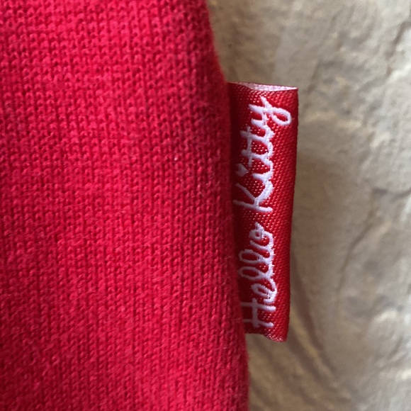 Size age 6-8 Child Hello Kitty casual dress from H & M. 100% cotton knit, red. - Picture 3 of 6